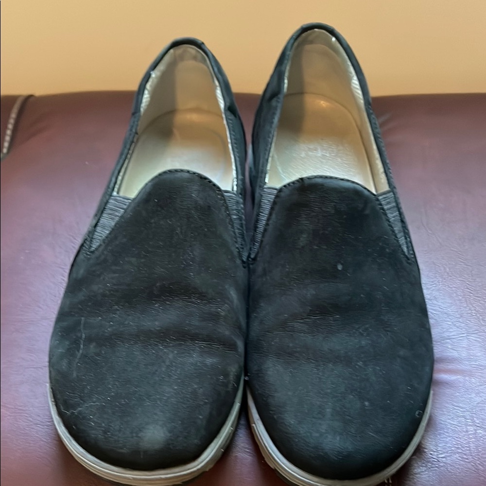 Durable Black Slip-On Shoes